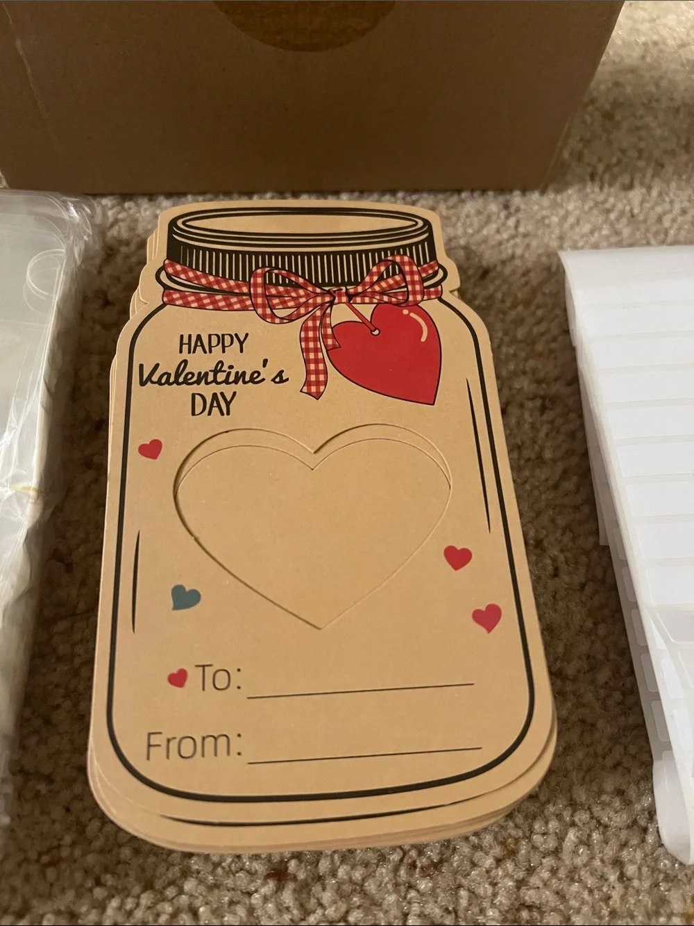 Make your own photo Valentine’s Day card kit